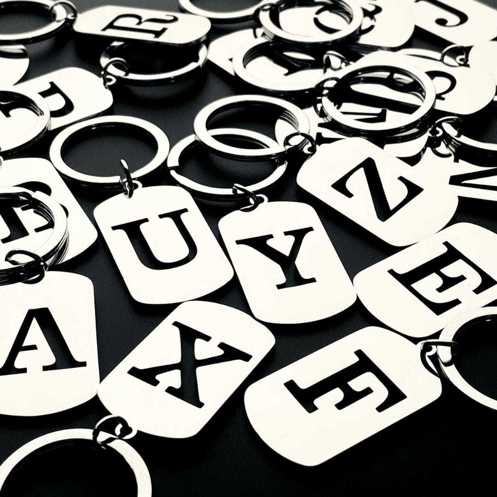 Embroidery Alphabet - Cross Border 26 Letters Stainless Steel