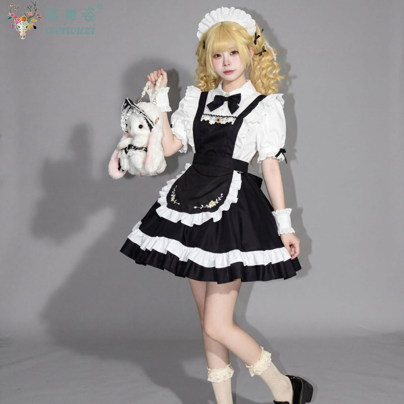 Embroidery Daisy - Japan Anime Cute Lolita Dress School