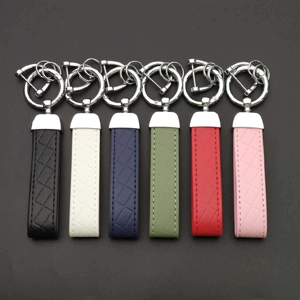 1/6/18PCS Leather KeyChain Cus - Embroidery Alphabet incelemesi ve fiyatı