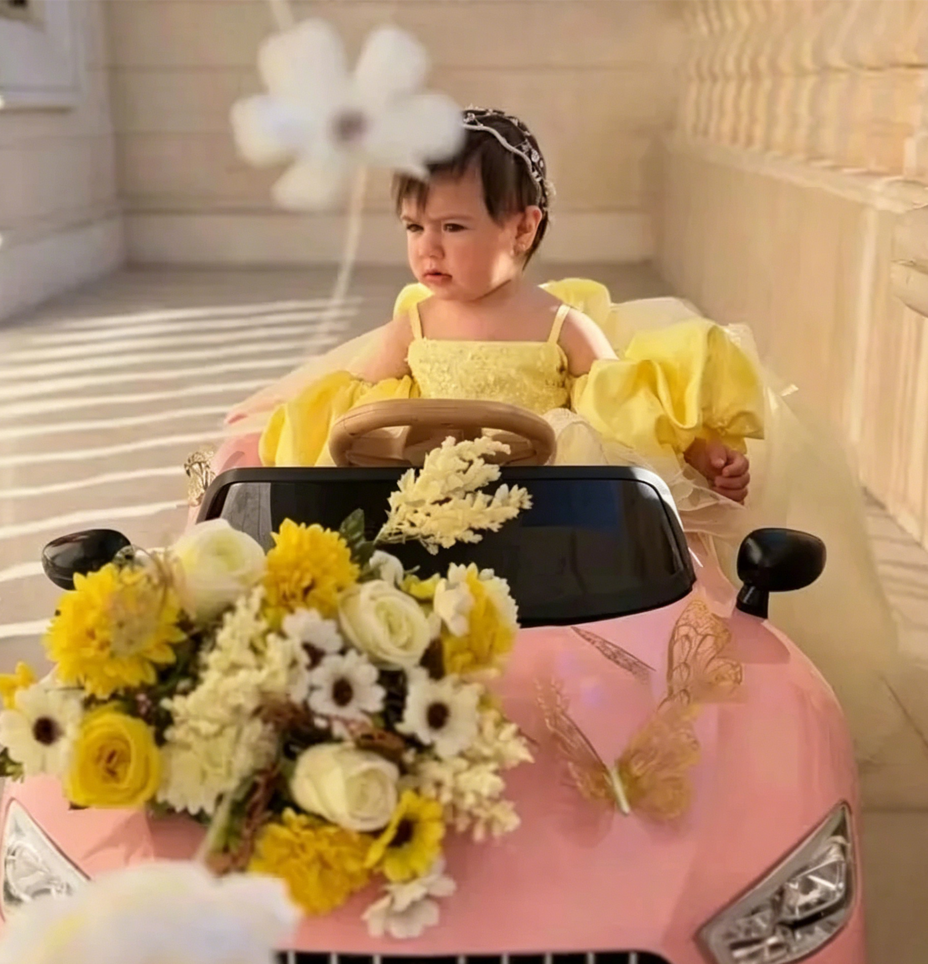 Cute Yellow Flower Girl Dresse - Embroidery Yellow Dress incelemesi ve fiyatı