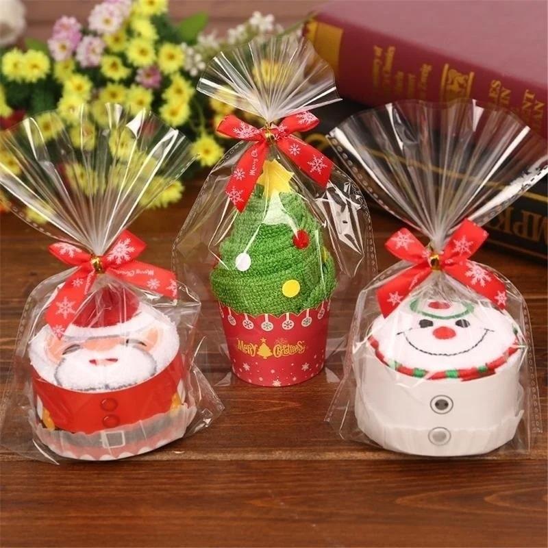 Christmas Towels 30*30cm Cute  - Embroidery Xmas Decorations incelemesi ve fiyatı