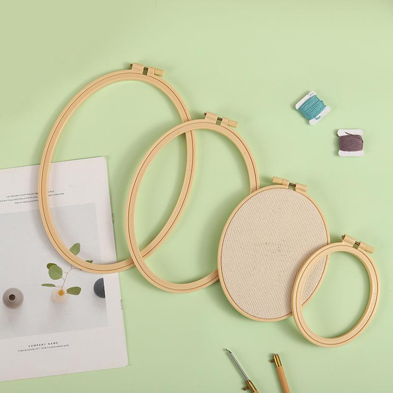 Imitation Bamboo Plastic Oval  - Stitch Marker Ring incelemesi ve fiyatı