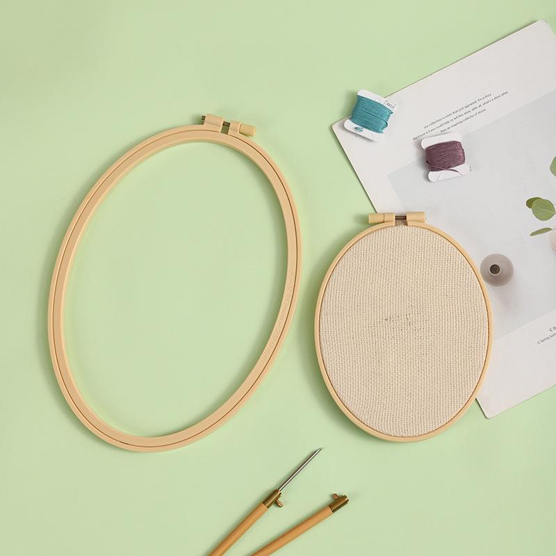 Imitation Bamboo Plastic Oval  - Stitch Marker Ring incelemesi ve fiyatı