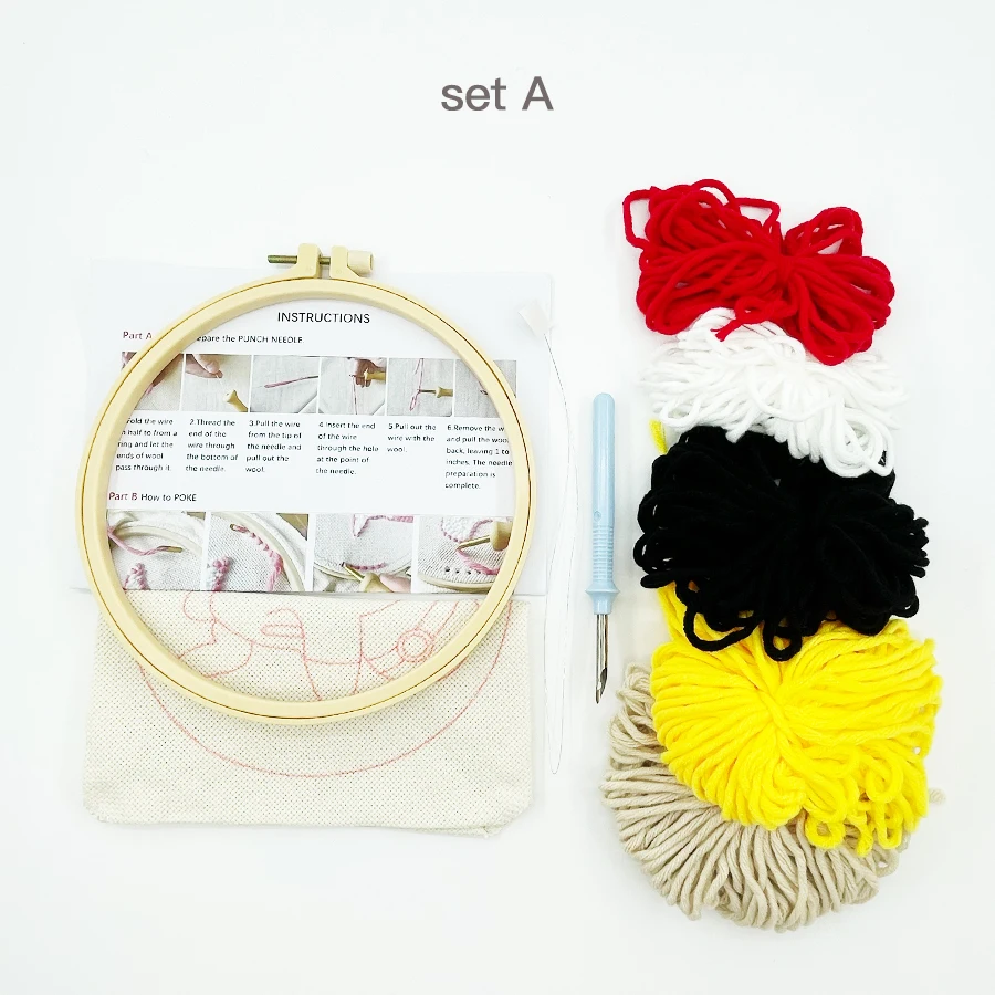 Xmas Punch Needle Embroidery K - Embroidery Xmas Decorations incelemesi ve fiyatı