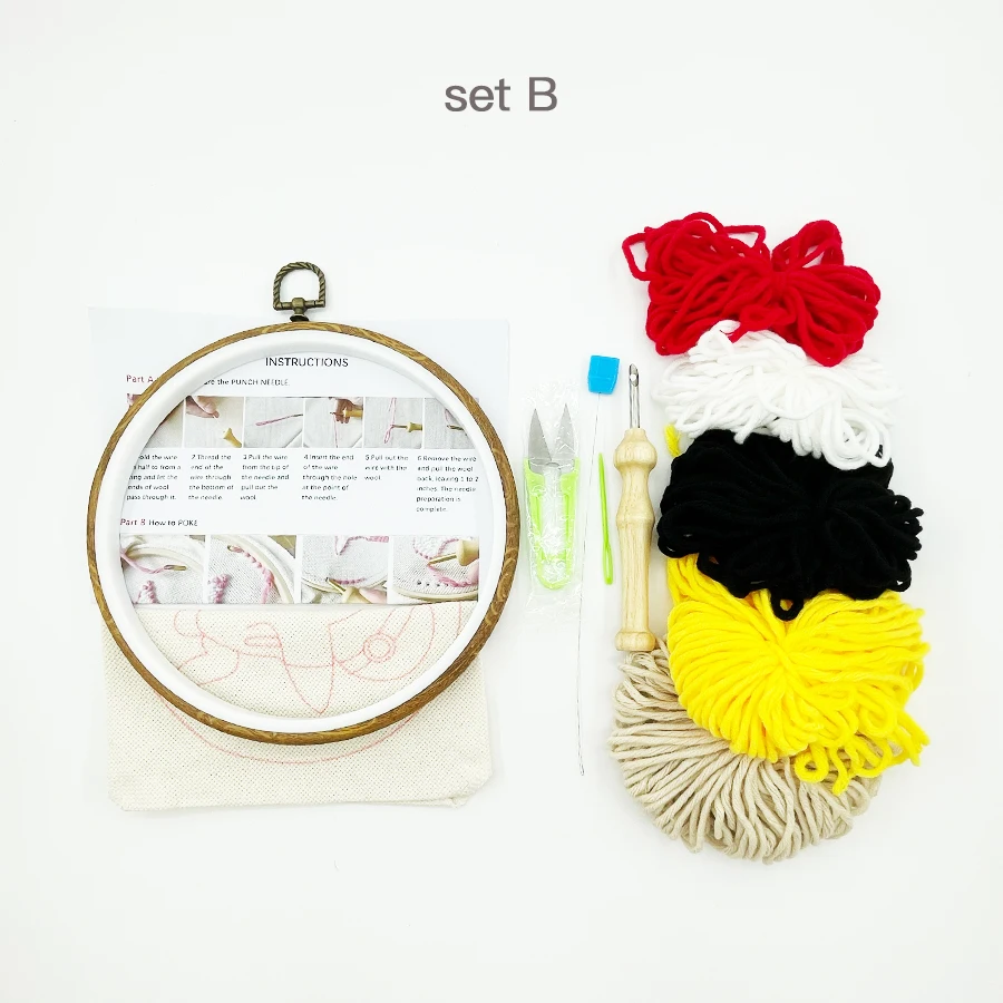 Xmas Punch Needle Embroidery K - Embroidery Xmas Decorations incelemesi ve fiyatı