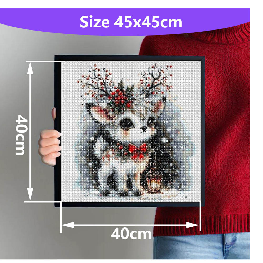 Full Drill Diamond Embroidery  - Embroidery Xmas Decorations incelemesi ve fiyatı