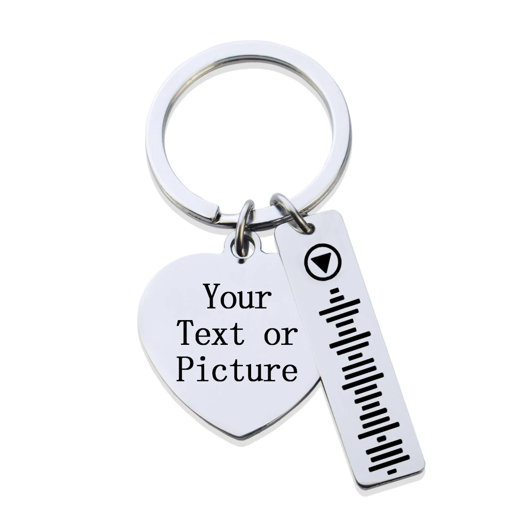 Custom Music Code Keychain Per - Embroidery Alphabet incelemesi ve fiyatı
