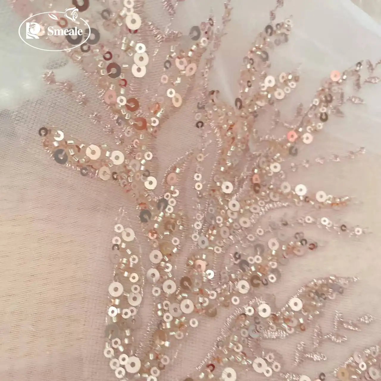 5Pair-2Pair.Rose Gold Sequin T - Embroidery Roses incelemesi ve fiyatı