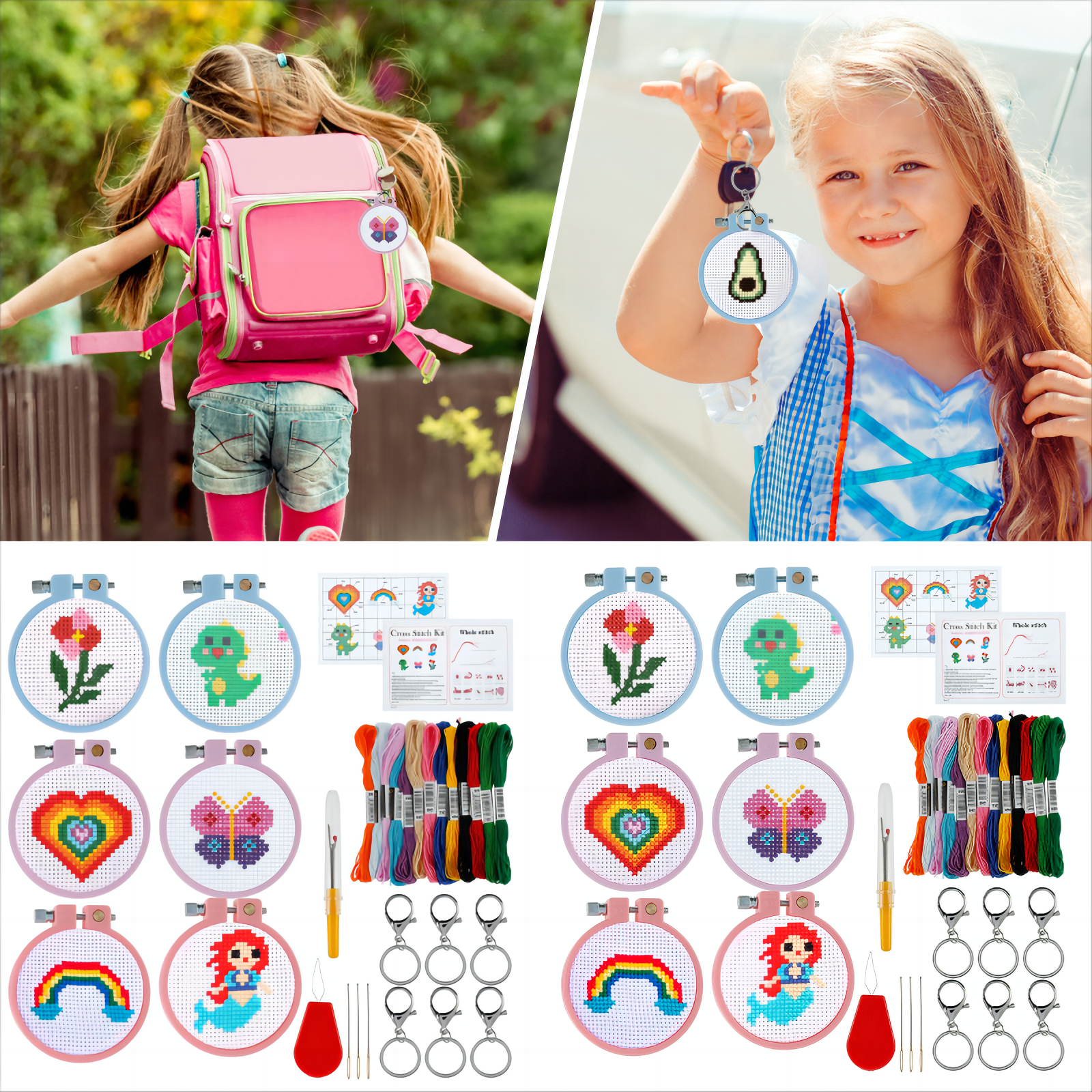 6Pcs Embroidery Beginner Kits  - Stitch Marker Ring incelemesi ve fiyatı