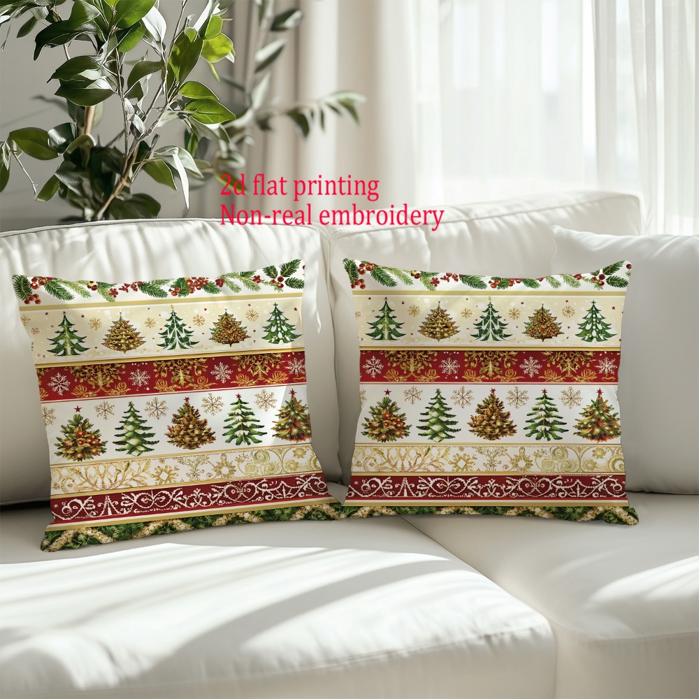 2pcs, 2D Flat Merry Christmas  - Embroidery Xmas Decorations incelemesi ve fiyatı