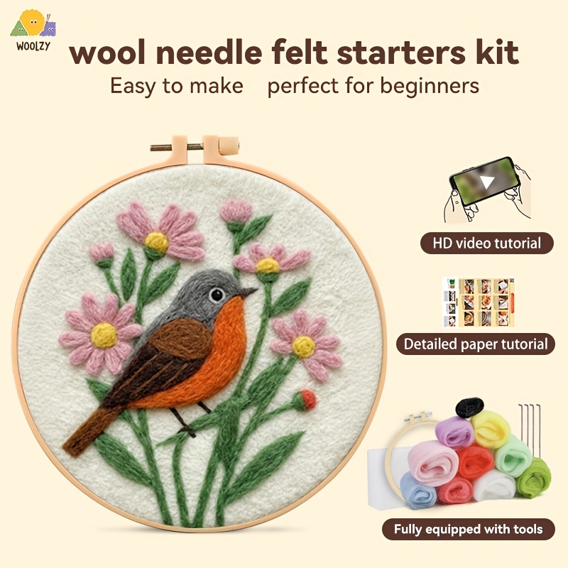 Robin & Daisy Felt Embroidery  - Embroidery Daisy incelemesi ve fiyatı