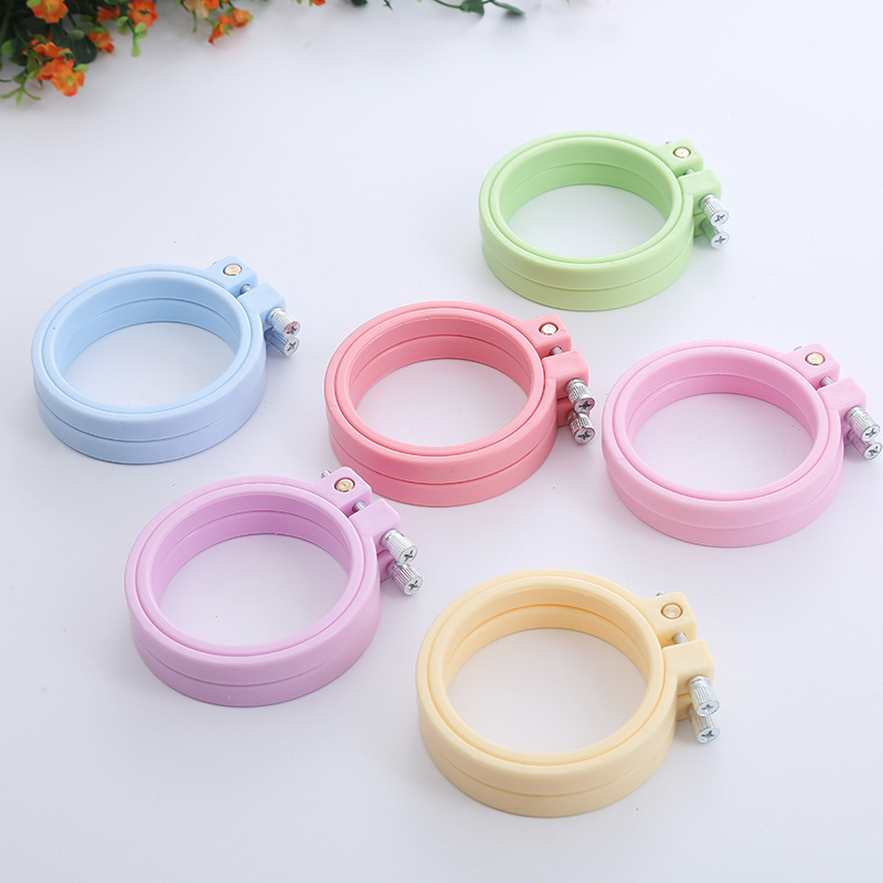 DIY ABS Plastic Embroidery Hoo - Stitch Marker Ring incelemesi ve fiyatı