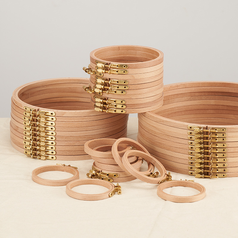 4-12inches Beech Round Wooden  - Stitch Marker Ring incelemesi ve fiyatı