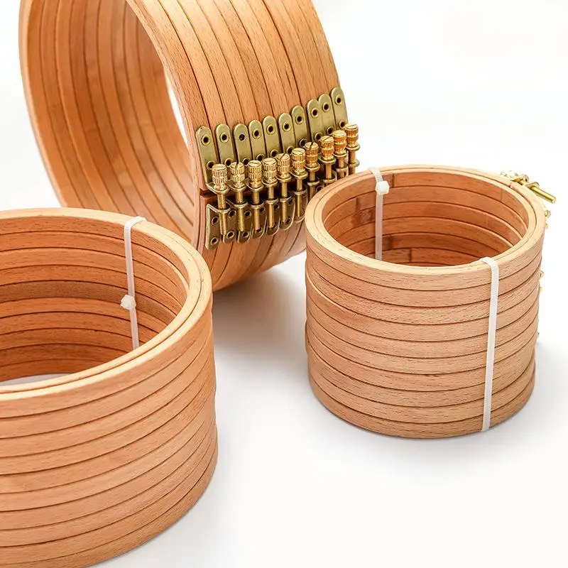4-12inches Beech Round Wooden  - Stitch Marker Ring incelemesi ve fiyatı