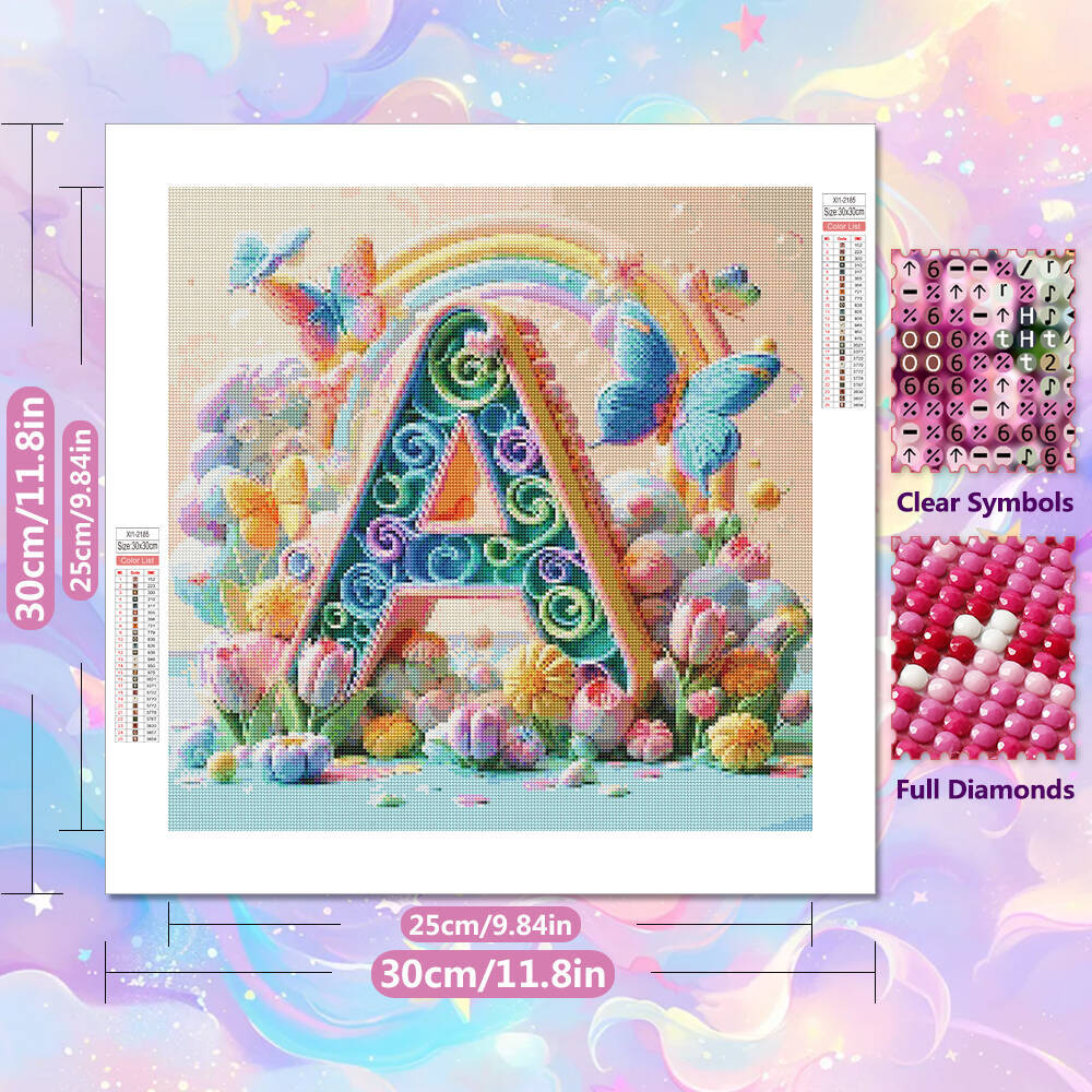 Huacan Diamond Painting Butter - Embroidery Alphabet incelemesi ve fiyatı
