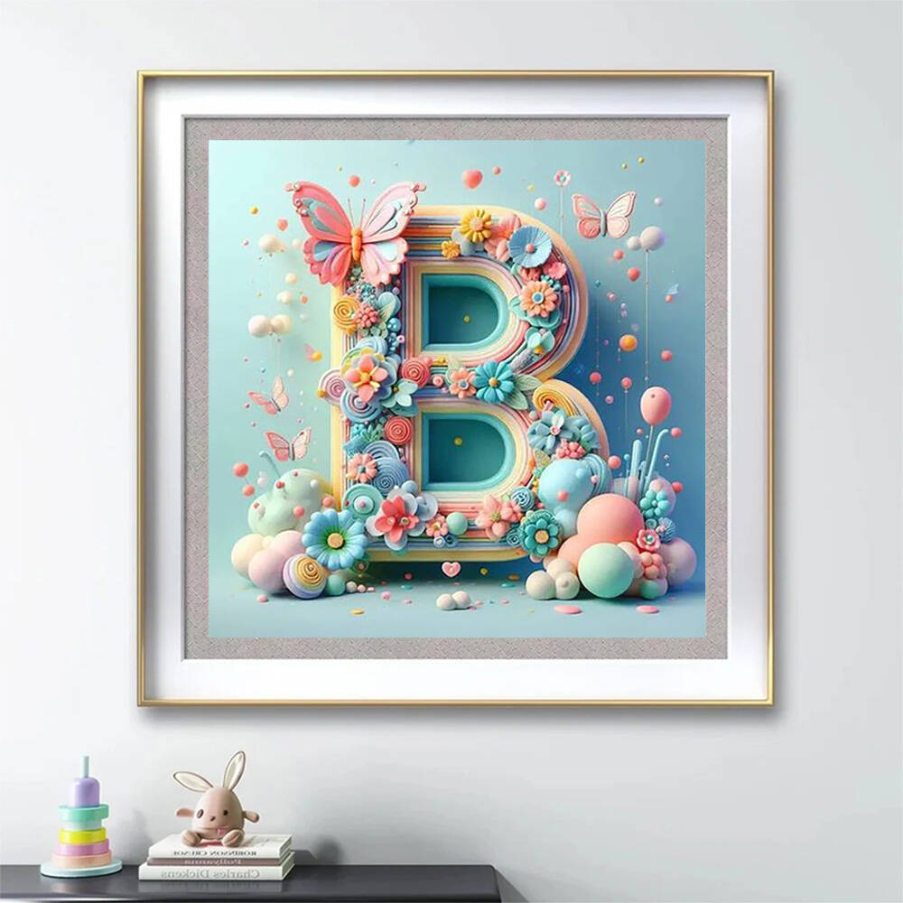 Huacan Diamond Painting Butter - Embroidery Alphabet incelemesi ve fiyatı