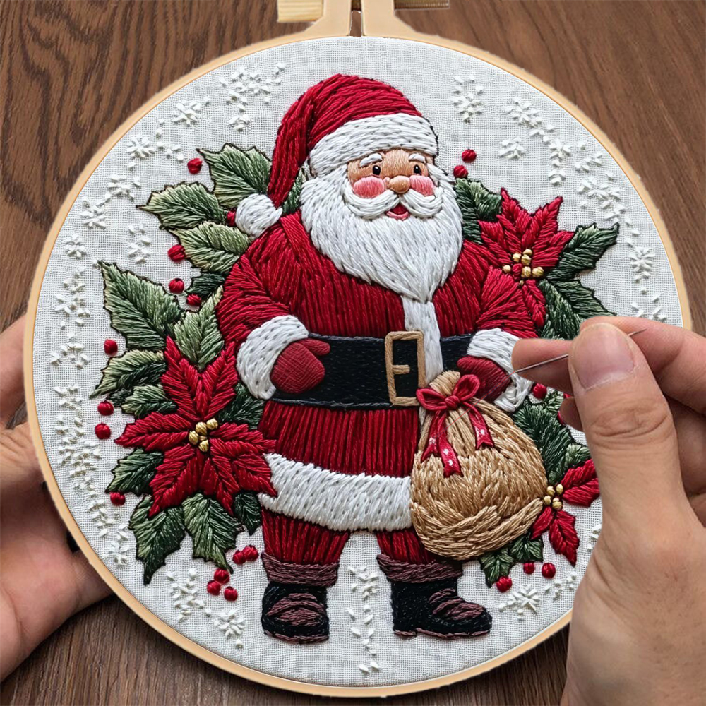 1 Set Christmas Embroidery Kit - Embroidery Xmas Decorations incelemesi ve fiyatı