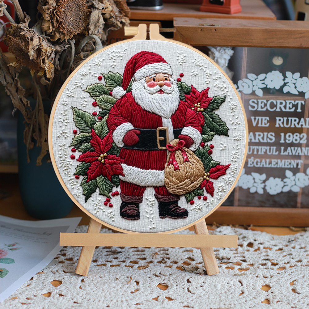 1 Set Christmas Embroidery Kit - Embroidery Xmas Decorations incelemesi ve fiyatı