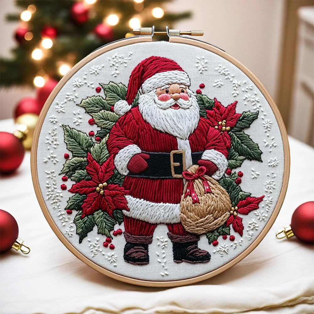 1 Set Christmas Embroidery Kit - Embroidery Xmas Decorations incelemesi ve fiyatı