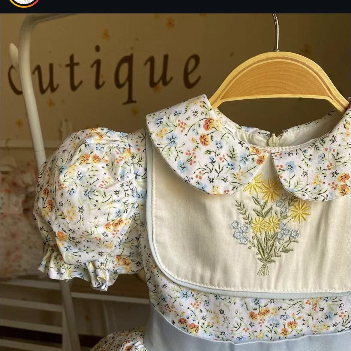 0-12Y Baby Girl Summer Flower  - Embroidery Yellow Dress incelemesi ve fiyatı