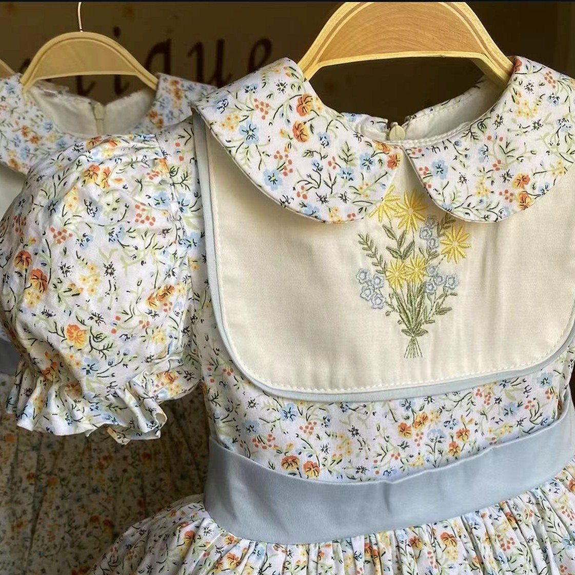 0-12Y Baby Girl Summer Flower  - Embroidery Yellow Dress incelemesi ve fiyatı