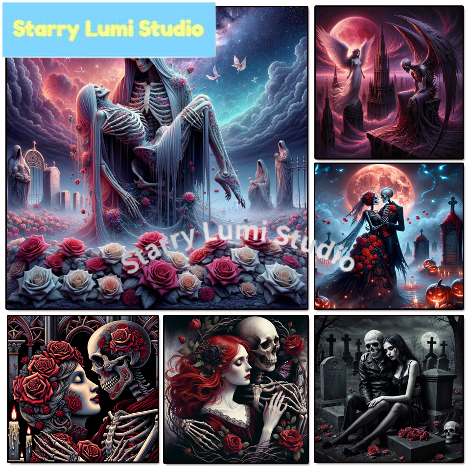 5D Diamond Painting Gothic Lad - Embroidery Roses incelemesi ve fiyatı
