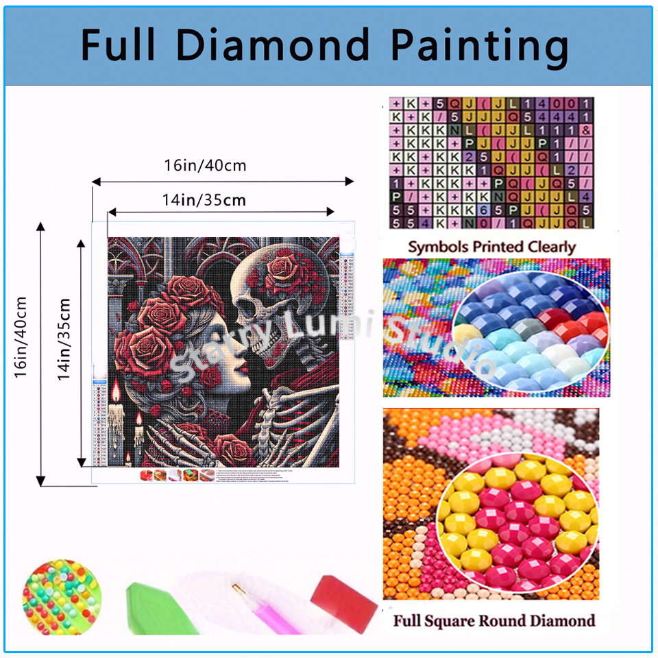 5D Diamond Painting Gothic Lad - Embroidery Roses incelemesi ve fiyatı