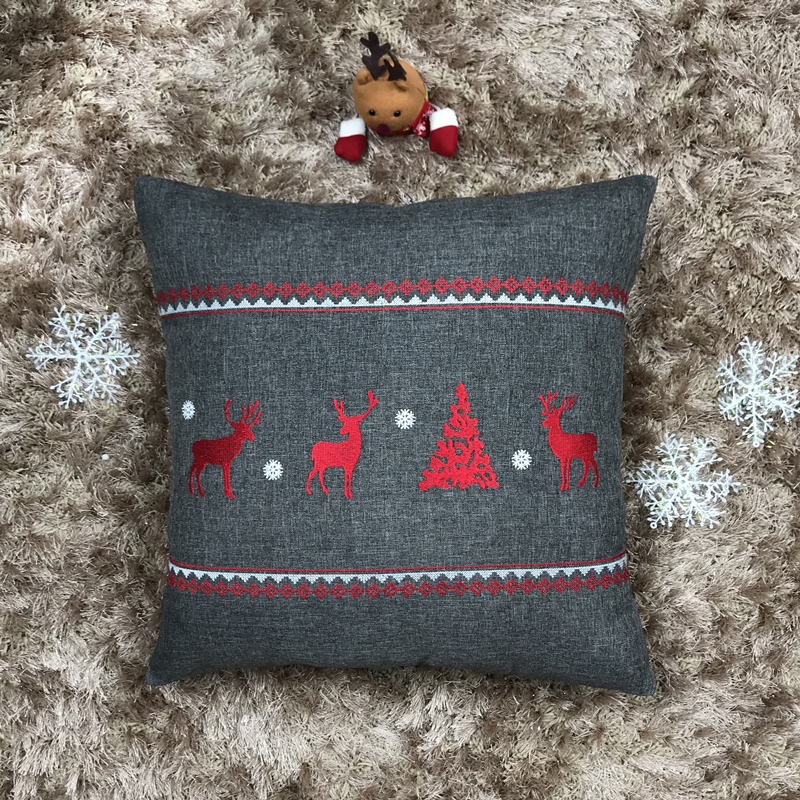 Christmas Embroidery Cushion C - Embroidery Xmas Decorations incelemesi ve fiyatı