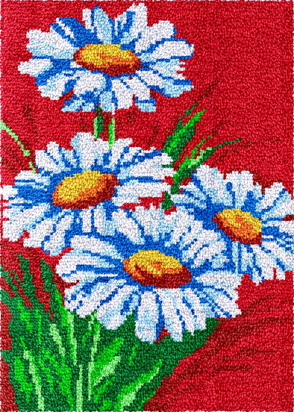 Flowers Daisy carpet embroider - Embroidery Daisy incelemesi ve fiyatı