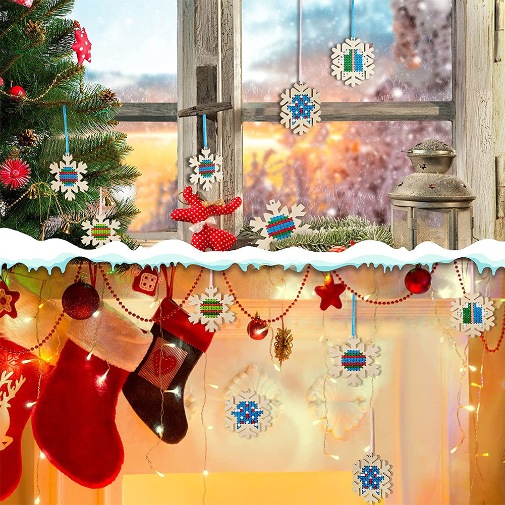 Cross Stitch Hanging Pendant G - Embroidery Xmas Decorations incelemesi ve fiyatı
