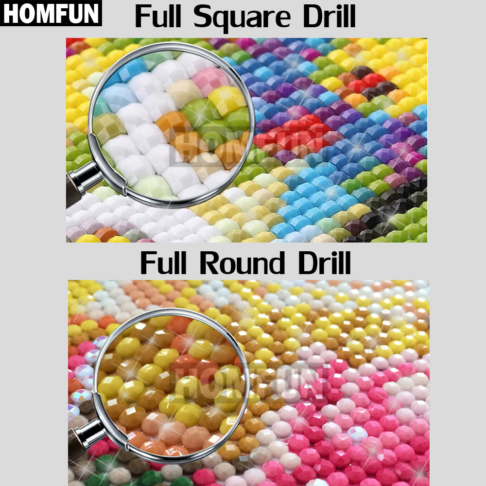 HOMFUN 5d Diamond Painting Ful - Embroidery Daisy incelemesi ve fiyatı