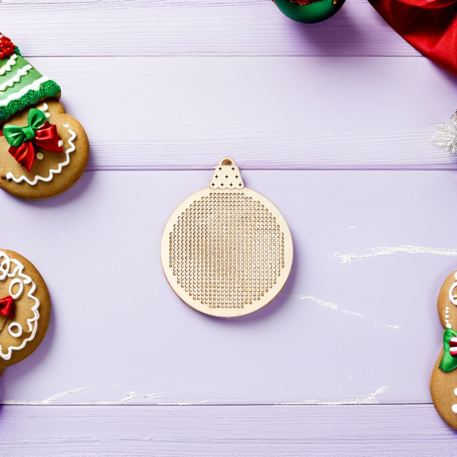 12Pcs Christmas Wooden Cross S - Embroidery Xmas Decorations incelemesi ve fiyatı
