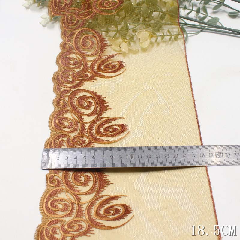 28Yards Embroidery Lace Fabric - Embroidery Yellow Dress incelemesi ve fiyatı