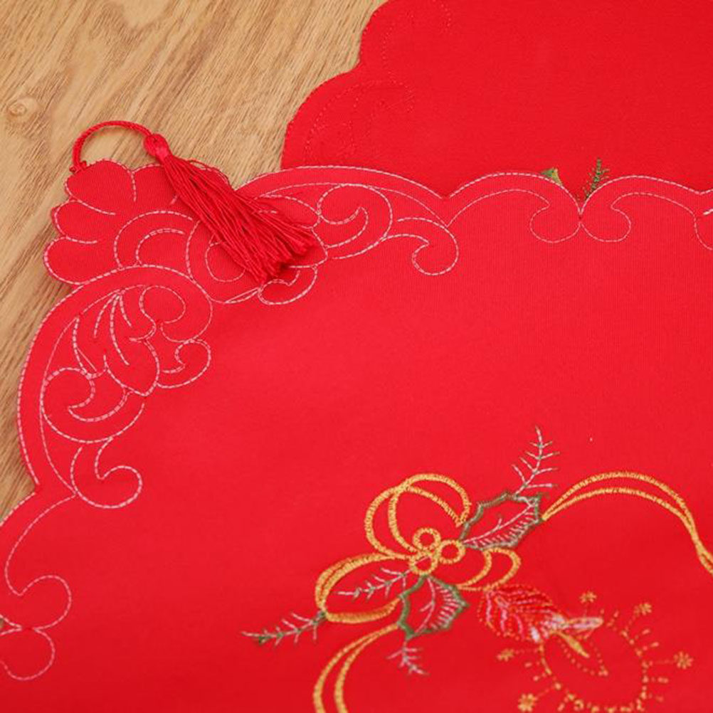 Christmas Embroidery Table Run - Embroidery Xmas Decorations incelemesi ve fiyatı
