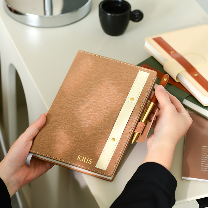Engraving PU Cover A5 Notebook - Embroidery Alphabet incelemesi ve fiyatı