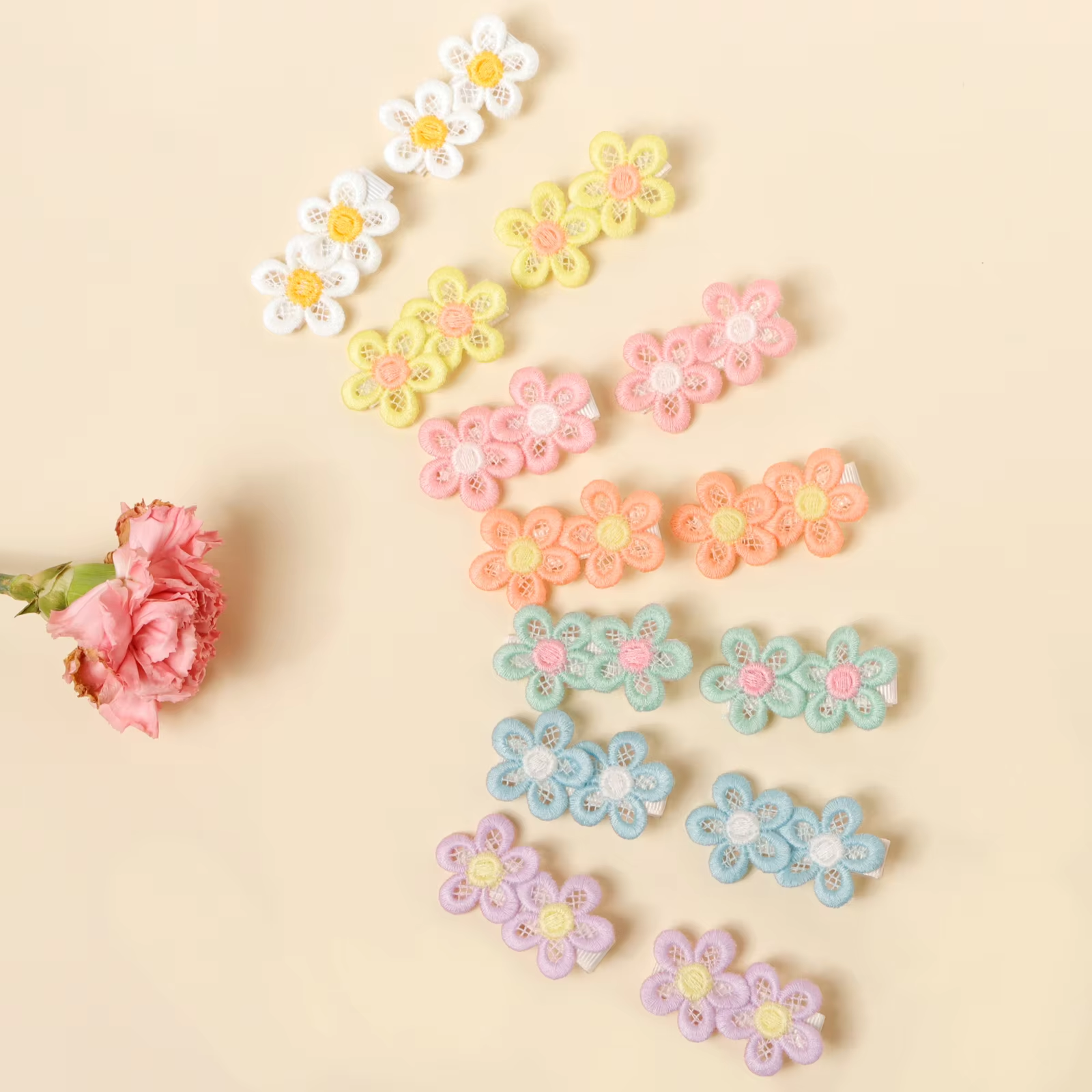 14pcs Embroidery Little Daisy  - Embroidery Daisy incelemesi ve fiyatı