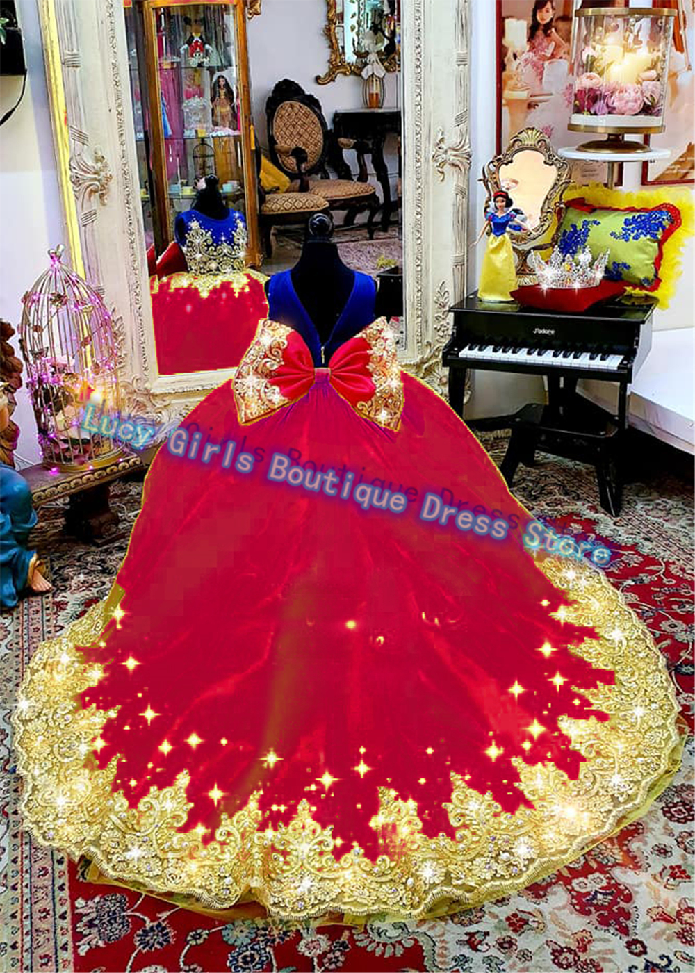 Luxuriously Yellow Flower Girl - Embroidery Yellow Dress incelemesi ve fiyatı