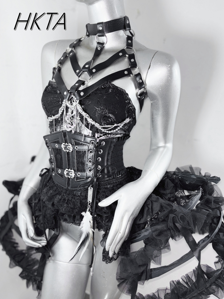 Dark Style Goth Metal Chain Wa - Embroidery Roses incelemesi ve fiyatı