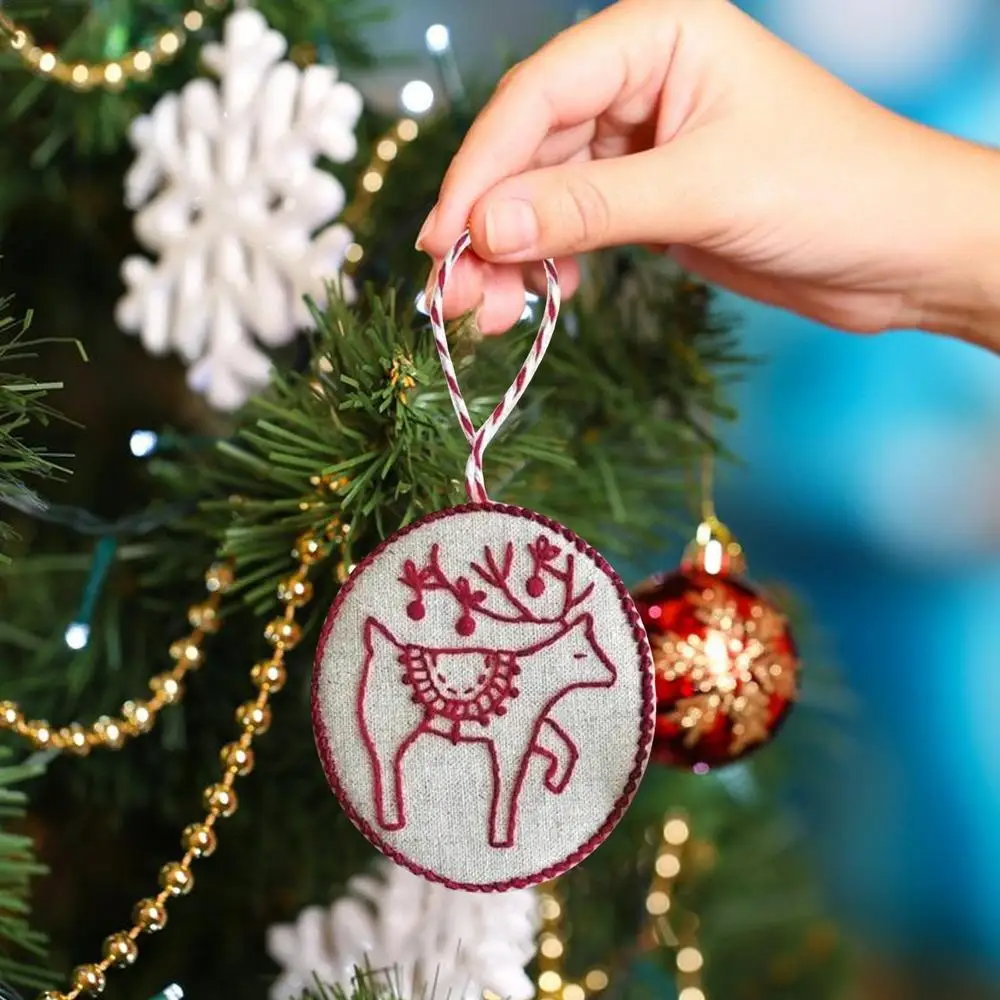Christmas 2025 News Handmade E - Embroidery Xmas Decorations incelemesi ve fiyatı