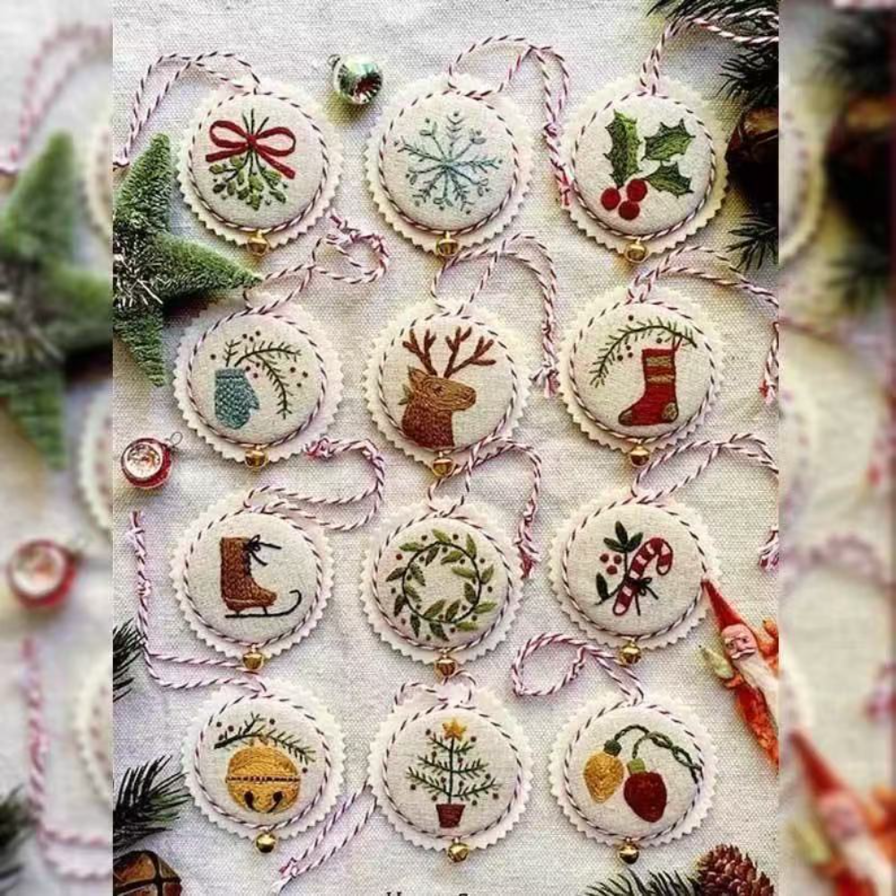 Christmas 2025 News Handmade E - Embroidery Xmas Decorations incelemesi ve fiyatı