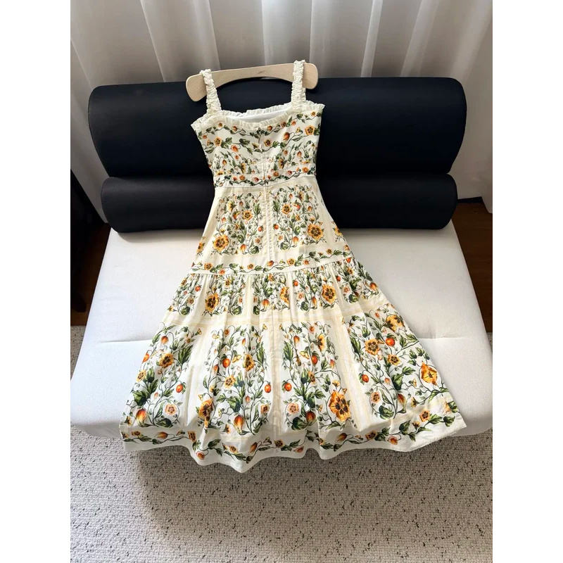 2026 Women Yellow Floral Embro - Embroidery Yellow Dress incelemesi ve fiyatı