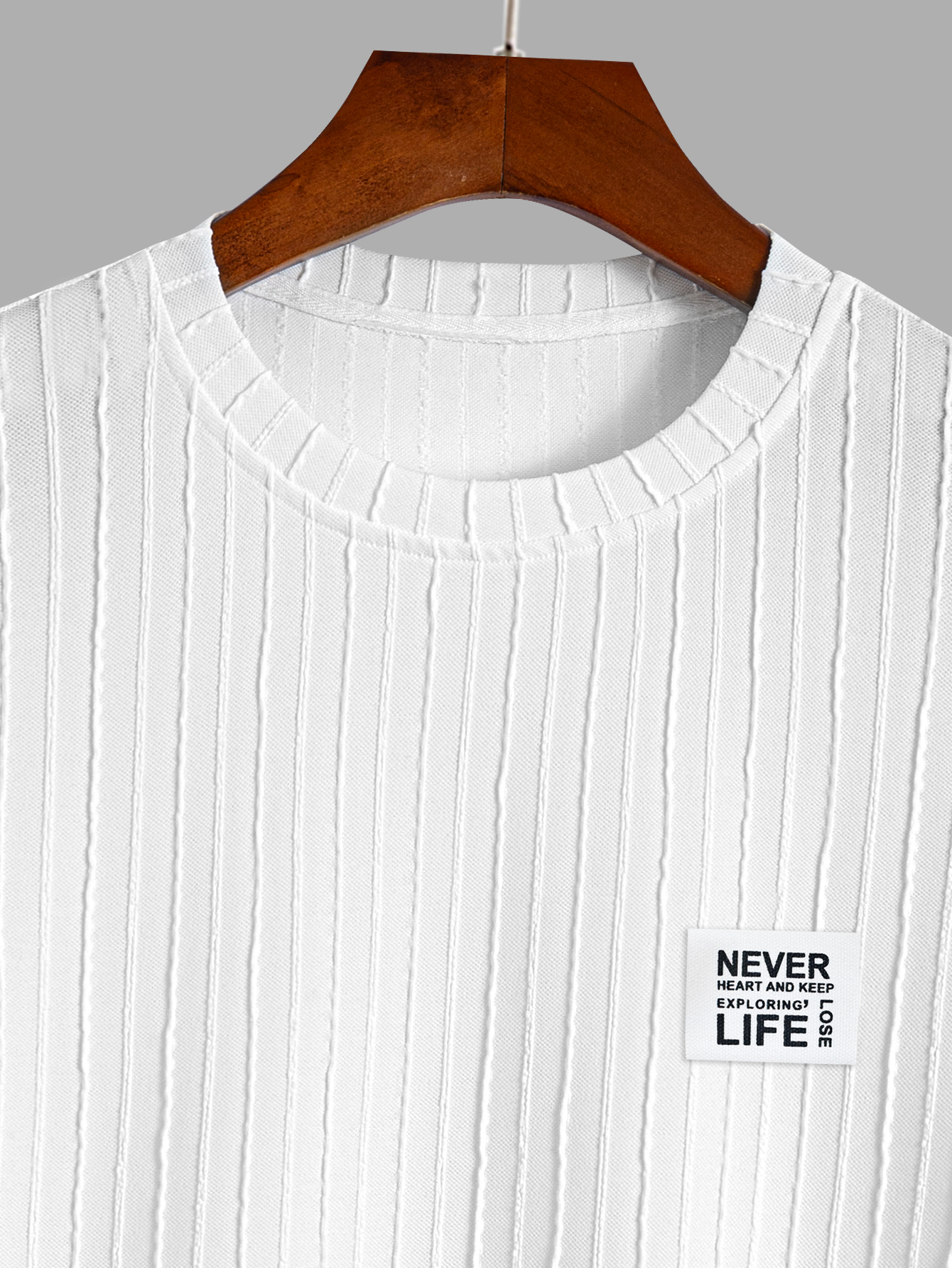 Men's Textured “Never Lose You - Embroidery Shirt incelemesi ve fiyatı