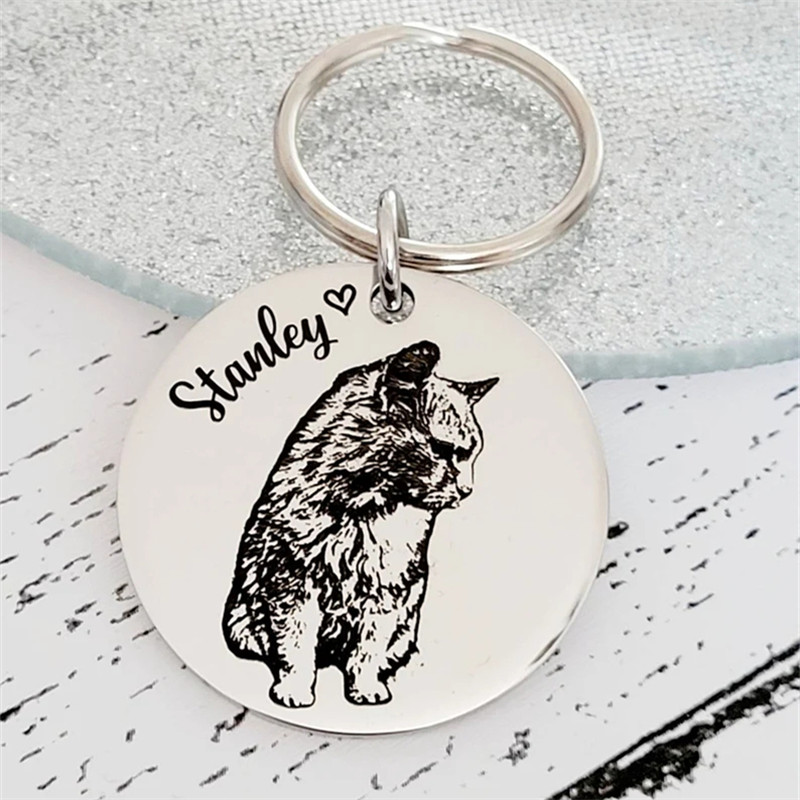 Animal Paw Print Keychain Cust - Embroidery Alphabet incelemesi ve fiyatı