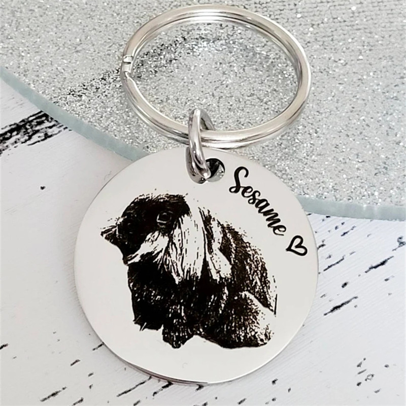 Animal Paw Print Keychain Cust - Embroidery Alphabet incelemesi ve fiyatı