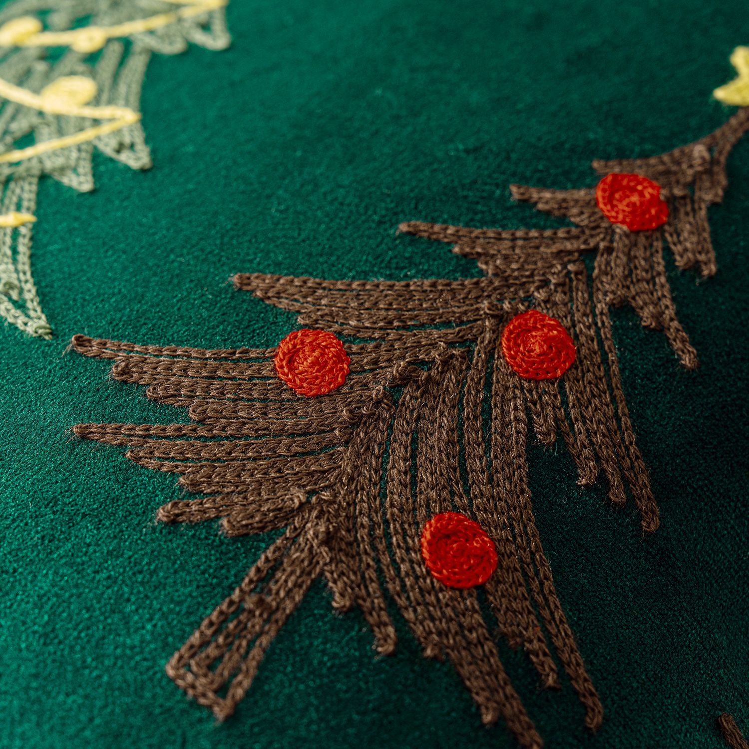 1pc Embroidery Cushion Cover C - Embroidery Xmas Decorations incelemesi ve fiyatı
