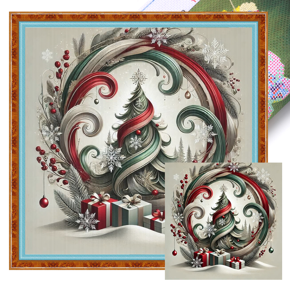 Xmas Printed Cross Stitch Kit  - Embroidery Xmas Decorations incelemesi ve fiyatı