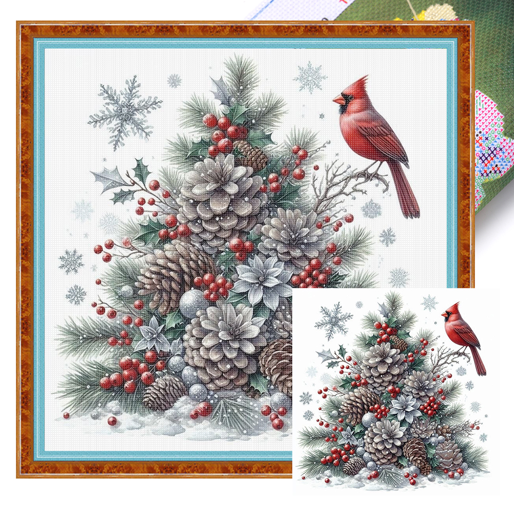 Xmas Printed Cross Stitch Kit  - Embroidery Xmas Decorations incelemesi ve fiyatı