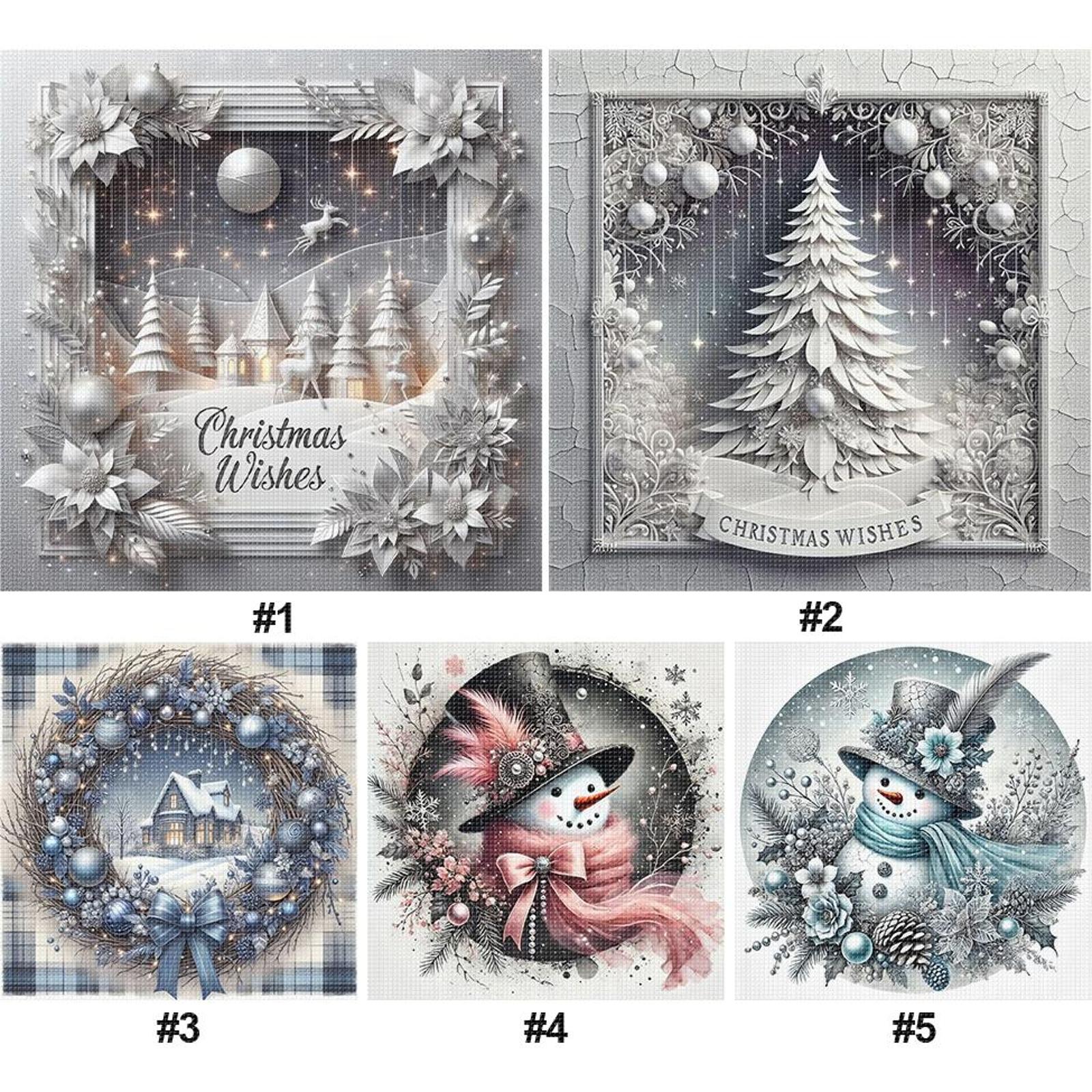 Xmas Printed Cross Stitch Kit  - Embroidery Xmas Decorations incelemesi ve fiyatı