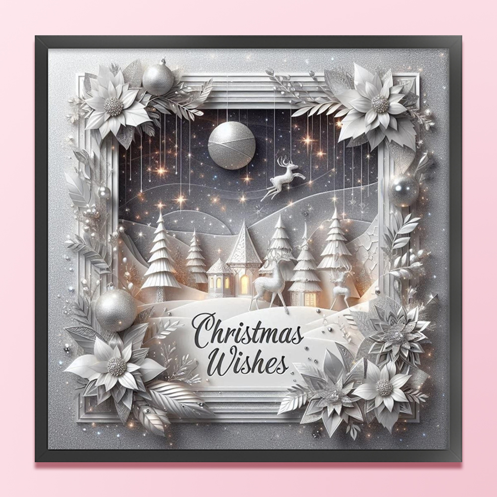 Xmas Printed Cross Stitch Kit  - Embroidery Xmas Decorations incelemesi ve fiyatı