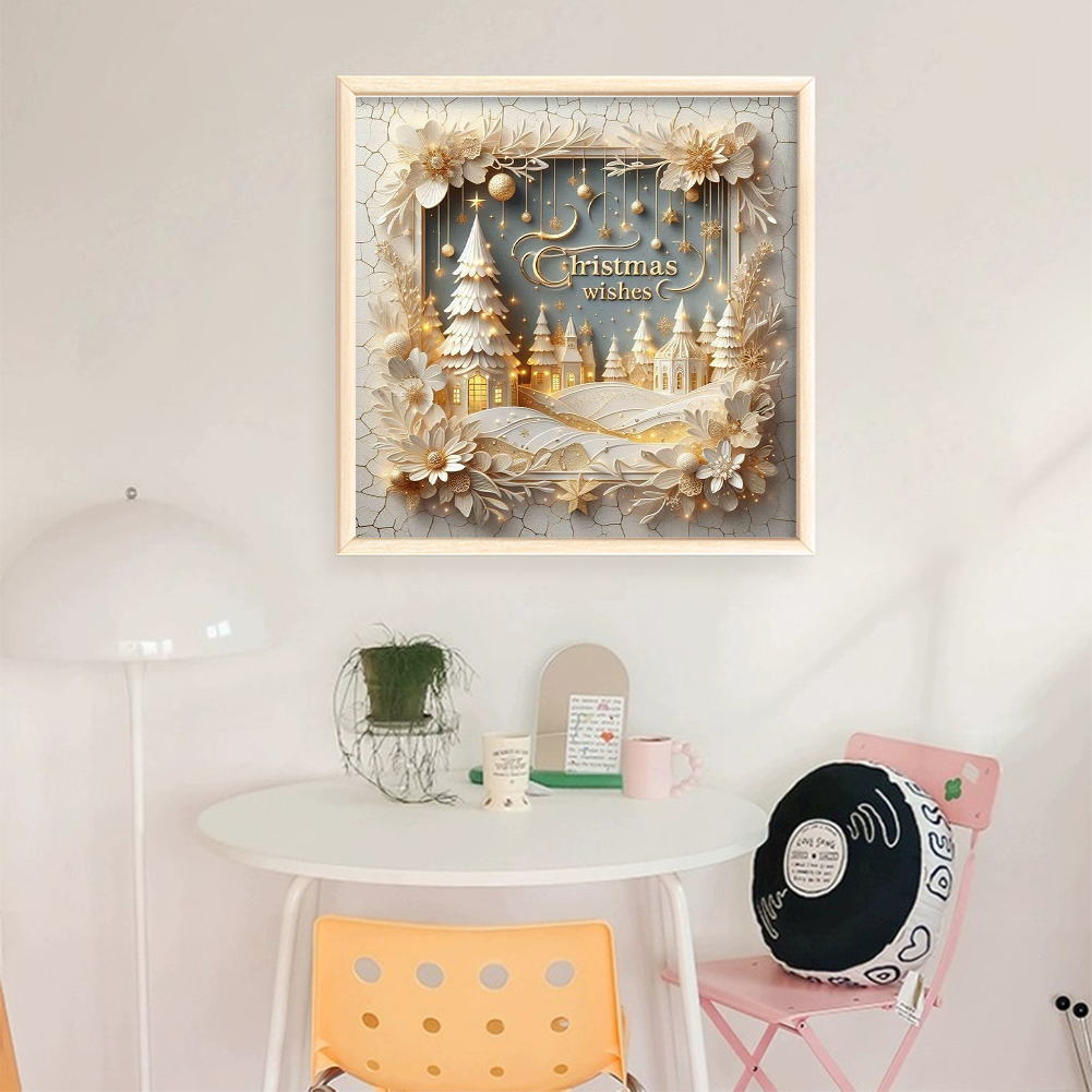 Xmas Printed Cross Stitch Kit  - Embroidery Xmas Decorations incelemesi ve fiyatı